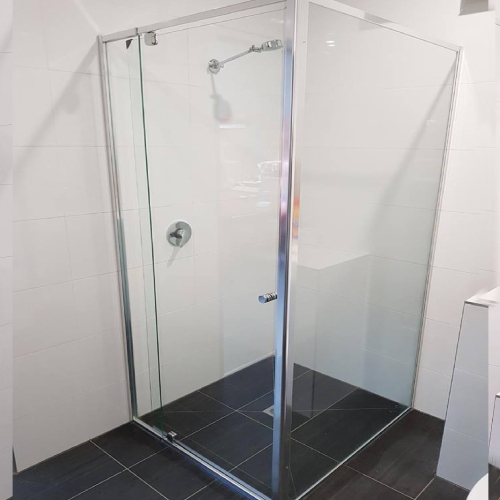 Frameless pivot door Shower Screens