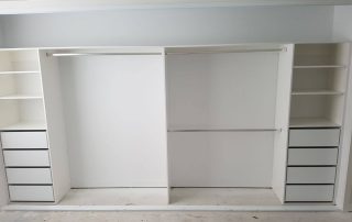 Wardrobe Inserts Installation bedroom