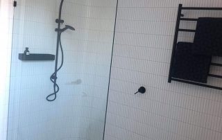 semi frameless shower Door