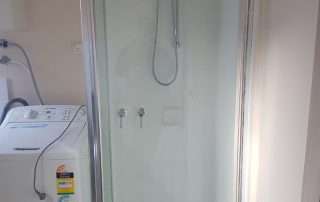 Bathroom Semi Frameless Door Installation