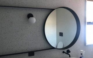 Round Wall Mirror for Bathroom