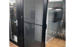 Black Glass Door